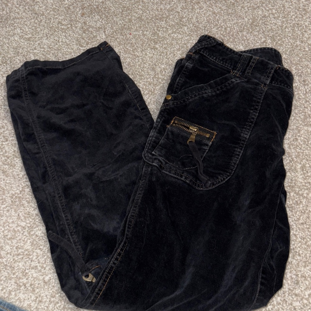 Athleta Black Corduroy Pants